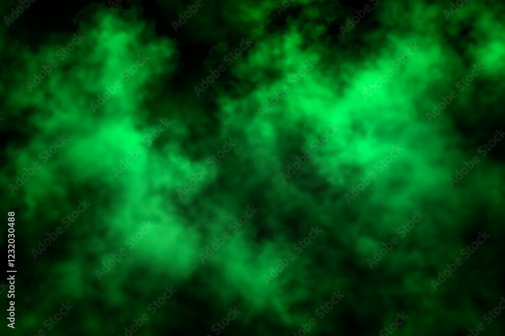 Fototapeta premium Blurred green smoke backdrop