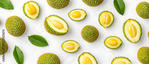 Durian are a healthy food. king of fruit. photo