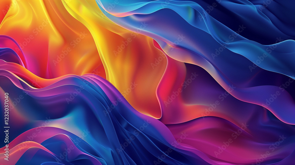 Fototapeta premium abstract background with waves