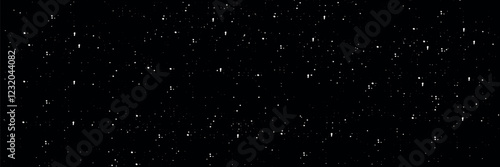Space stars background, Abstract background, Stardust and bright shining stars in universal, Vector illustration.