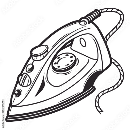 strem iron vector image on a white background  photo