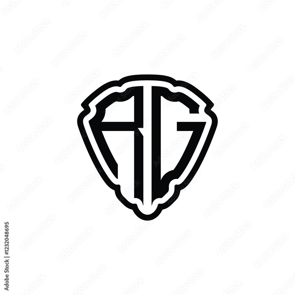 RG monogram logo design letter text name symbol monochrome logotype alphabet character simple logo RG monogram logo design letter text name symbol monochrome logotype alphabet character simple logo