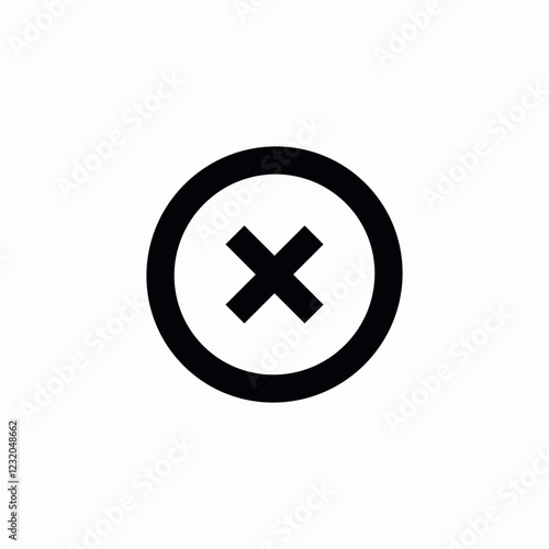 content item removal icon sign vector