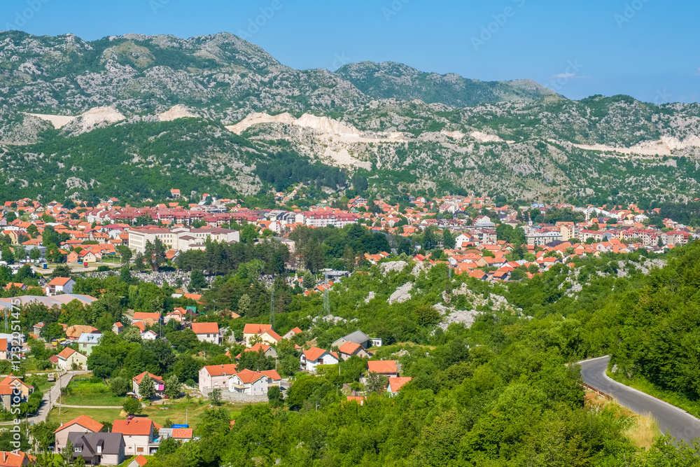 Rooftop of Cetinje. Montenegro