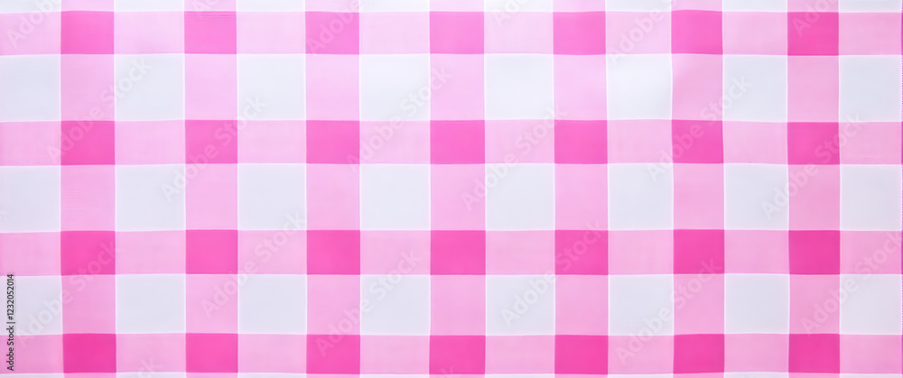 Pink gingham pattern, pink and white checkered background, pink plaid fabric texture, pink summer picnic tablecloth pattern, pink Dad's Day theme, pink cosmetic packaging design, pink vertical Pink gingham pattern, pink and white checkered background, pink plaid fabric texture, pink summer picnic tablecloth pattern, pink Dad's Day theme, pink cosmetic packaging design, pink vertical