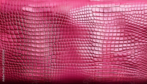 Stylish baby pink colorful luxury crocodile skin background wallpaper design photo