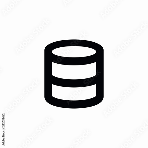 system database icon sign vector