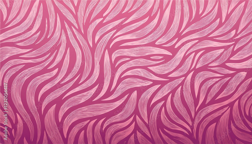 Fototapeta premium Cool stylish Pink Zebra pattern wallpaper background