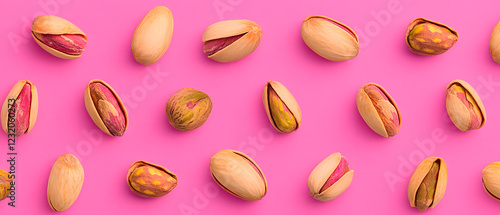 Pistachio nut are a healthy food. And it is a useful. Generative AI Illustration photo