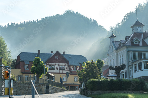 Morgenstund hat Gold im Mund - Schmilka am frühen Morgen