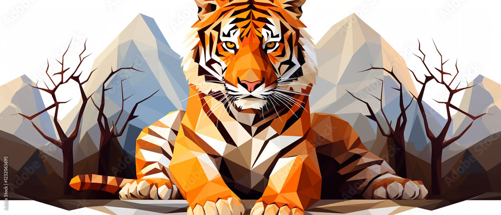 tiger in the woods tiger in the woods