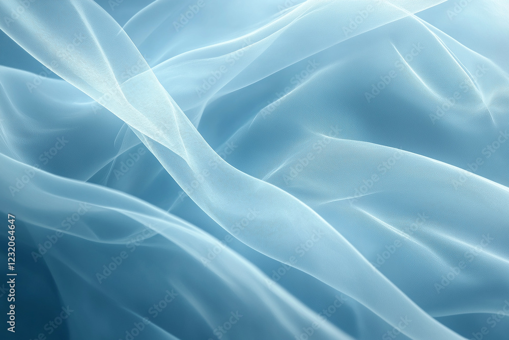 Obraz premium blue satin background