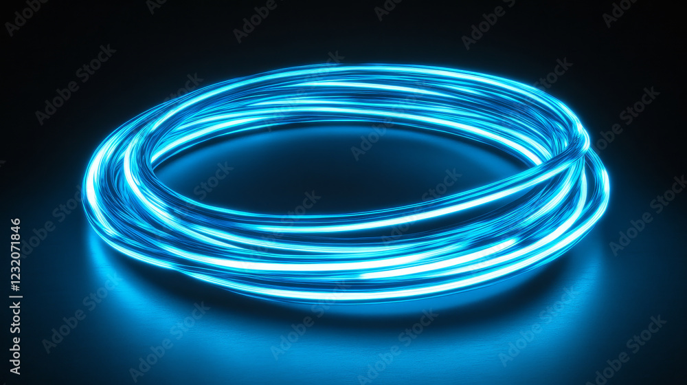 Blue neon ring. Glowing circle. Glow effect. Round light frame. abstract light lines of movement and speedAbstract light lines of movement and speed. light blue ellipse Blue neon ring. Glowing circle. Glow effect. Round light frame. abstract light lines of movement and speedAbstract light lines of movement and speed. light blue ellipse