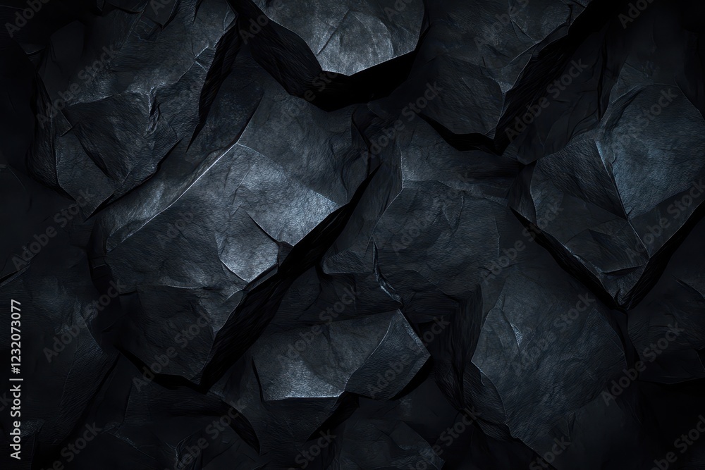 Dark, textured stone wall background; design element Dark, textured stone wall background; design element