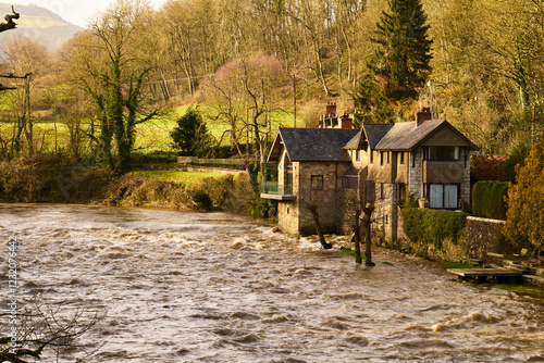 River Dee in spate at Pontcysyllte