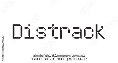 Abstract scifi modern alphabet fonts. Science fiction typography sport, technology, fashion, digital, future creative logo font. vector illustration
