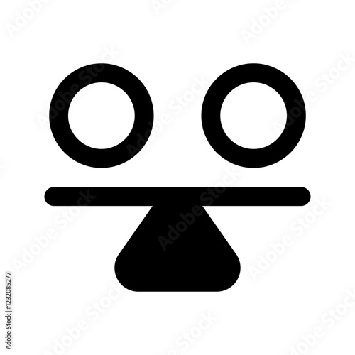 balance glyph icon