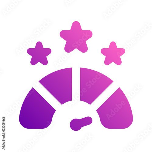 performance gradient icon