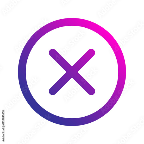 failed gradient icon