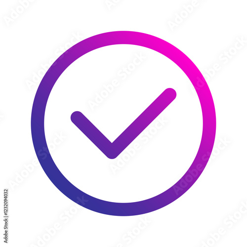 succes gradient icon