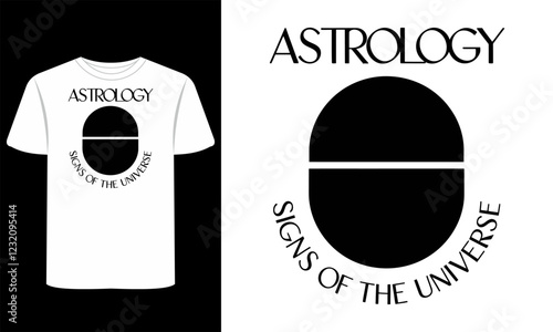 Zodiac T-Shirt Art & Celestial Prints vector clipart graphic sign
