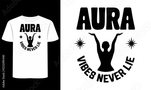 Aura Modern Zodiac & Urban Apparel vector clipart graphic sign