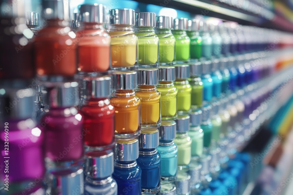 Bottles of Nail Polish Bottles of Nail Polish