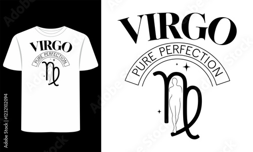 Zodiac Art & Celestial T-shirt Prints vector clipart graphic sign