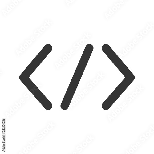 coding outline fill icon