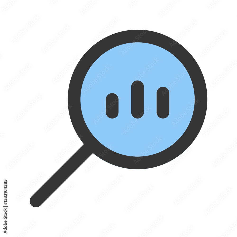 market research outline fill icon market research outline fill icon