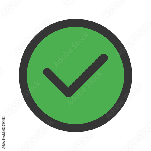 succes outline fill icon