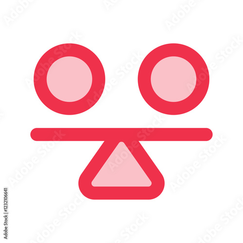 balance outline fill icon