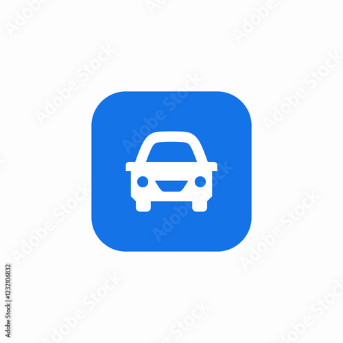 car facilities icon sign vector