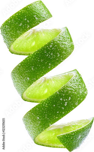 Curly lime peel twist © SaraY Studio