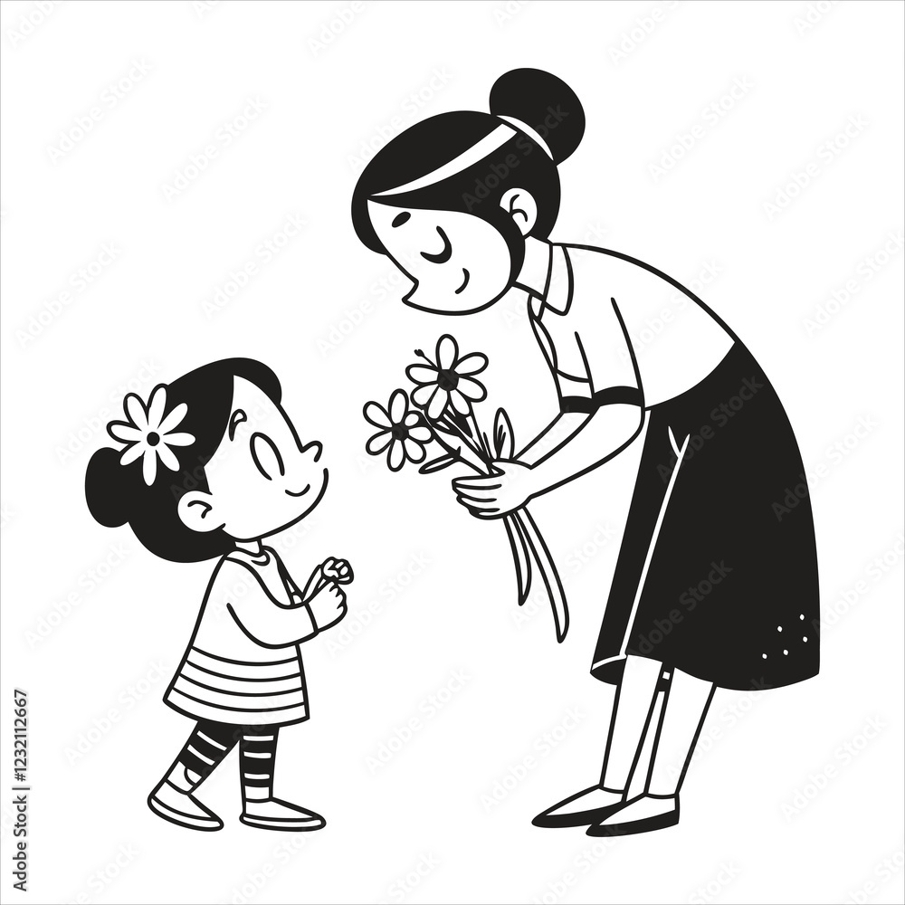 International Mother Day vector art illustration International Mother Day vector art illustration