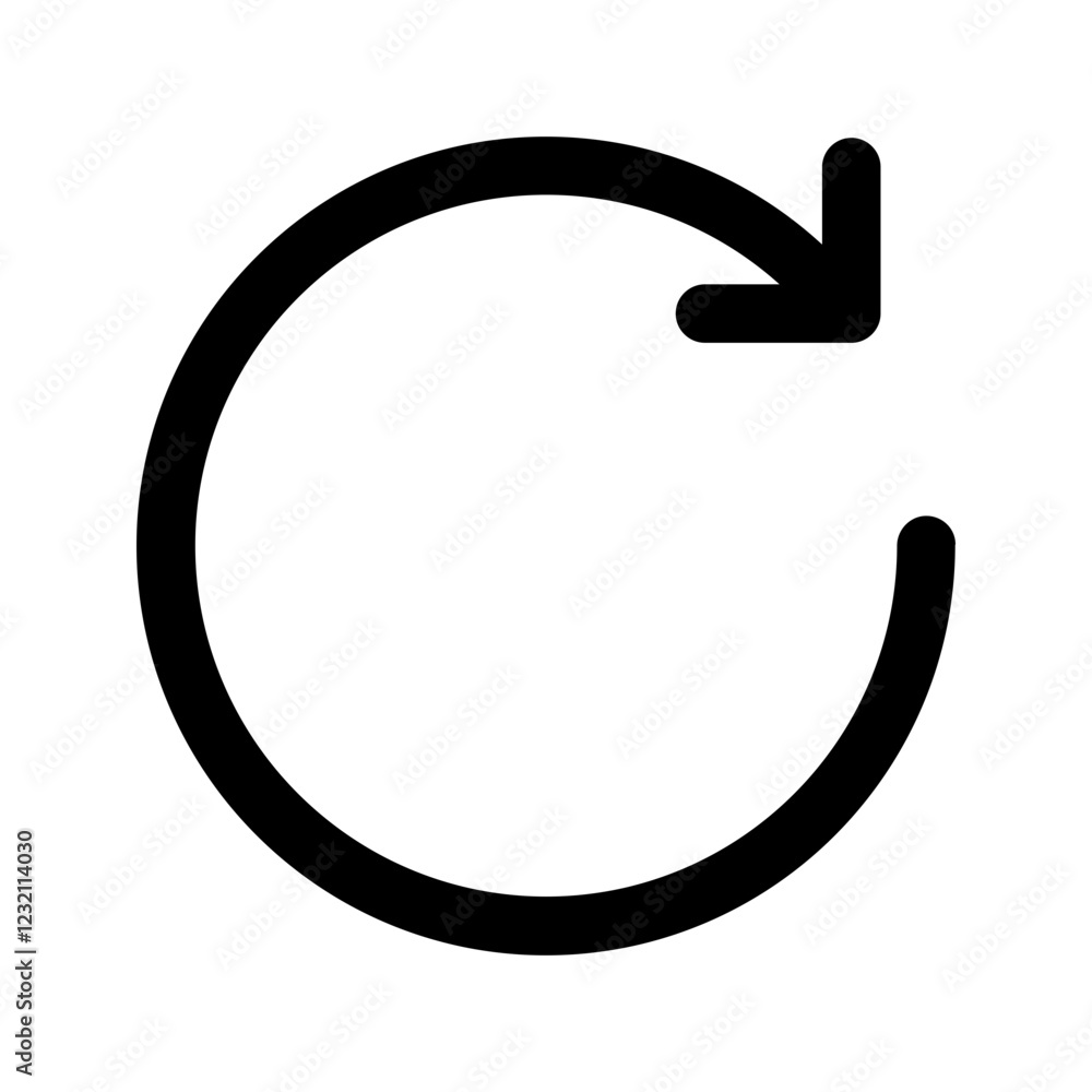 refresh outline color icon refresh outline color icon