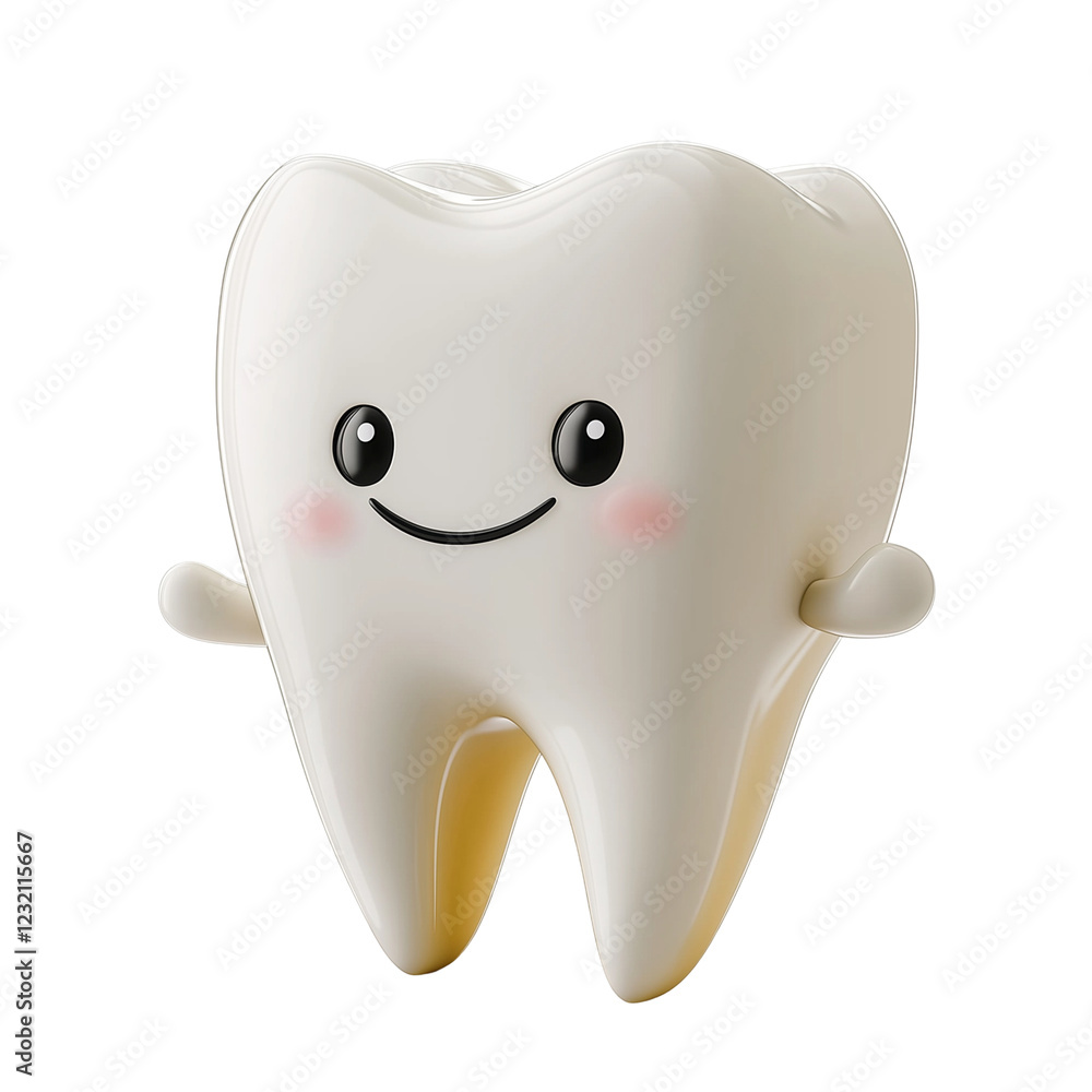 3d happy white tooth 3d happy white tooth