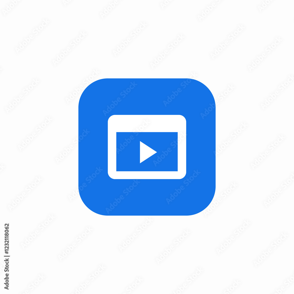 computer media player program icon sign vector computer media player program icon sign vector
