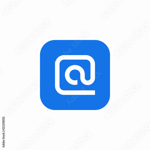 company email address icon sign vector