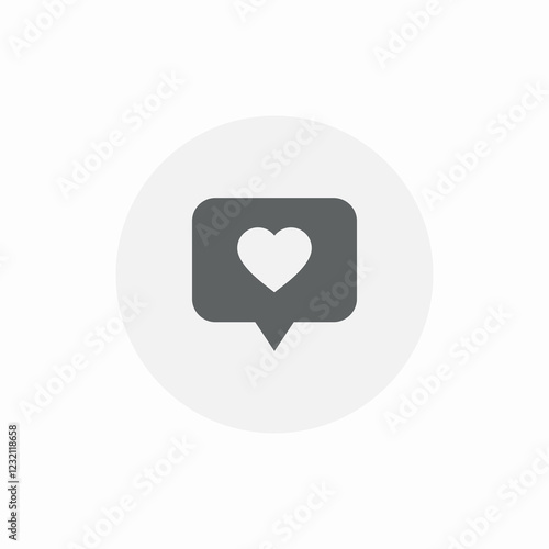 favorite contacts message icon sign vector