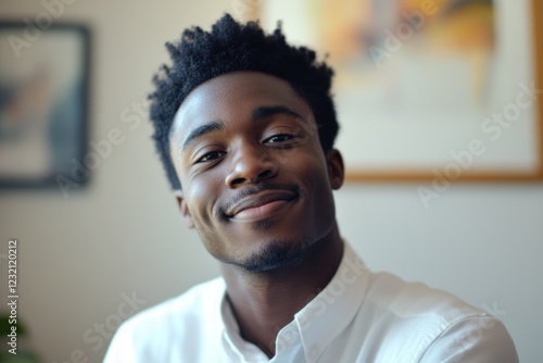 Man with white shirt