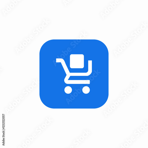 online shopping icon sign vector