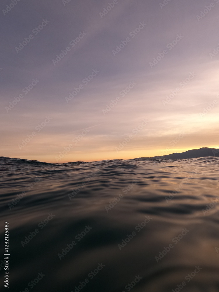 Fototapeta premium Sunset at the sea