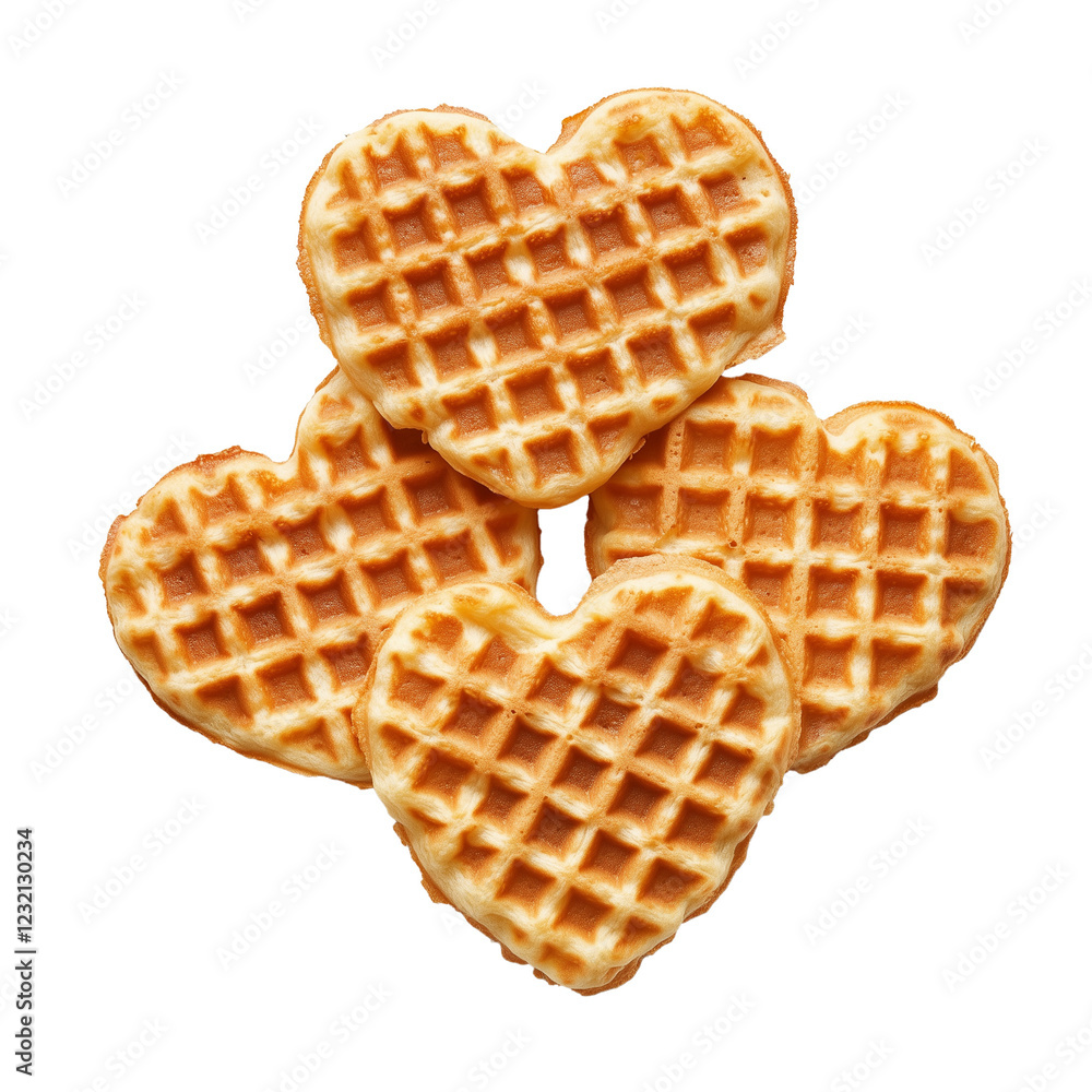 Heart Shaped Waffles