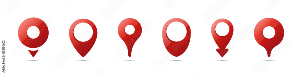 Location pin pointer illustration. Map marker icons. GPS tracker. GPS pin symbos. Map pin vector illustration Location pin pointer illustration. Map marker icons. GPS tracker. GPS pin symbos. Map pin vector illustration