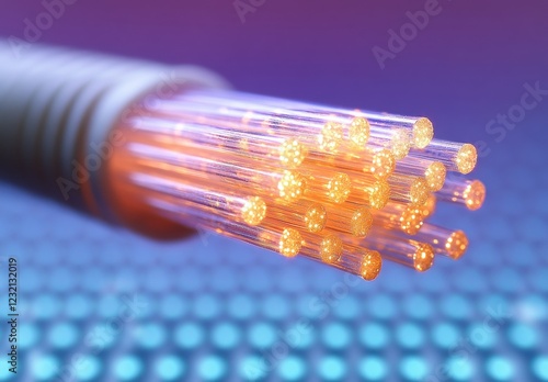 A close up of three wires with orange sparks coming out of them photo