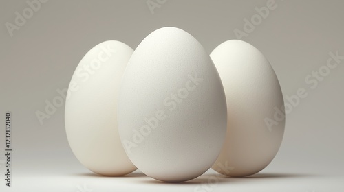 Wallpaper Mural Fresh Organic Eggs Trio for Healthy Cooking and Nutrition Torontodigital.ca