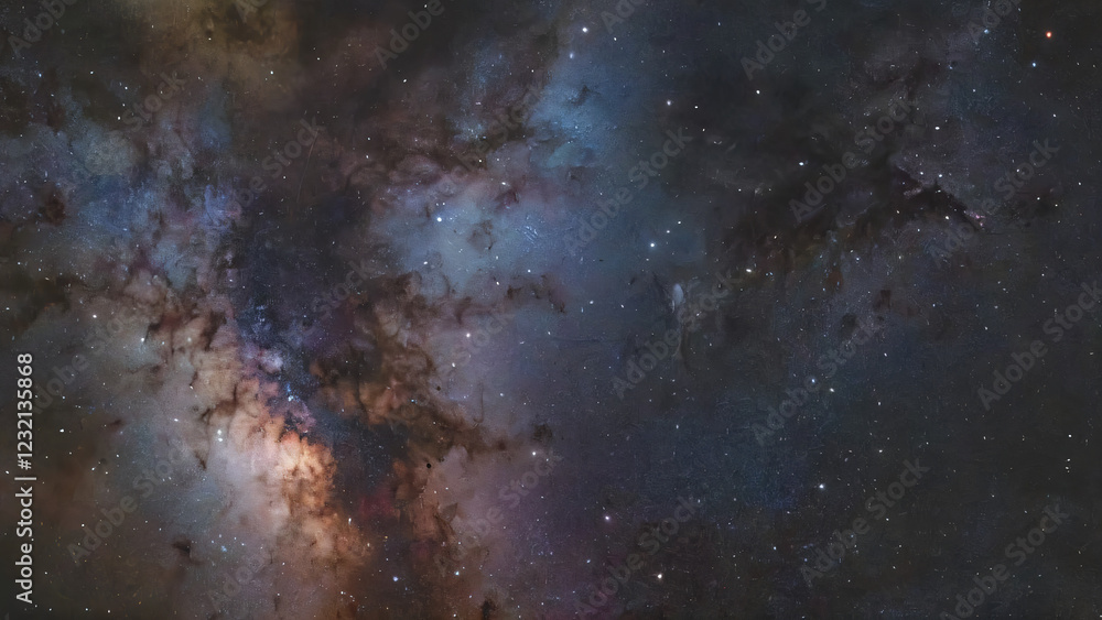 Fototapeta premium Milky Way Space Background