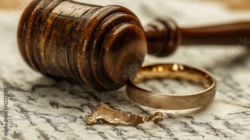 In a court settlement, parties reached an agreement regarding the distribution of wedding rings following their divorce.  photo