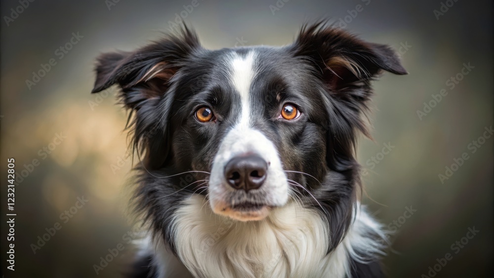 Highly focused Border Collie's facial expression, dog breed, focus, dog breed,focus Highly focused Border Collie's facial expression, dog breed, focus, dog breed,focus